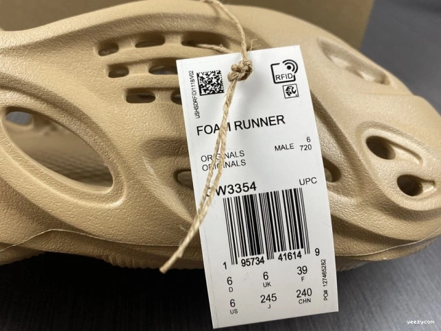 Yeezy RNNR Adidas Ochre GW3354 Foam 0714
